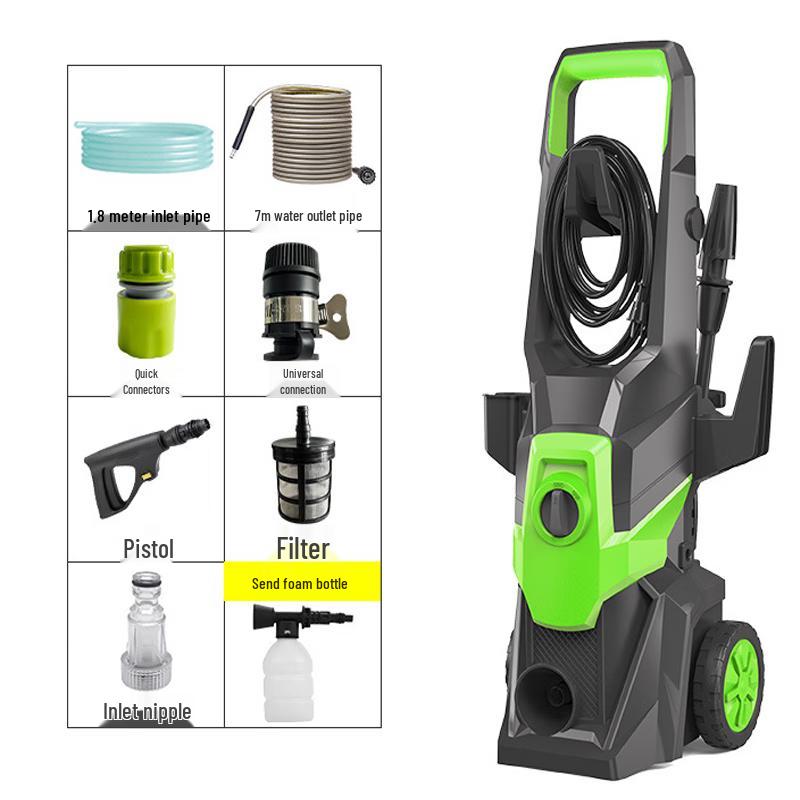 Black Cat Duke Self-Priming High-Pressure Car Washer CN plug (adapter included)