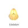 Cute Halloween Decorative Ghost Figures 3D Printed Ghost Ornament with LED Light Warm Glow Halloween Desktop Decorations