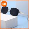 Xiaomi Unisex Square Metal Sunglasses UV400 Retro Large Frame Shades Fashion Eyewear for Men Women Driving Travel Outdoor