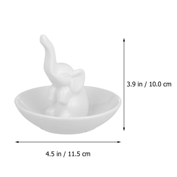 Buy Ceramic Elephant Jewelry Dish Tray Earring Bracelet Ring Necklace
