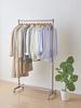 Pearl Metal Lightweight and Durable Aluminum Clothes Rack, Coral Pink, N-7593