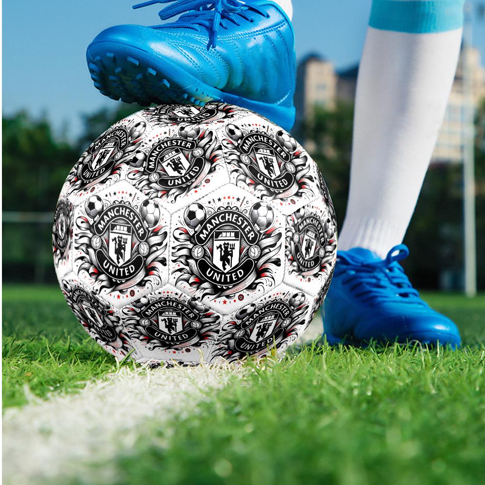 Pallone da Calcio Match Ufficiale Manchester United Taglia 5 Pallone da Calcio Professionale da Esterno Pallone Morbido da Allenamento