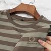 2024 Men's Casual Striped Crew Neck Pullover T-Shirt - Summer Short Sleeve