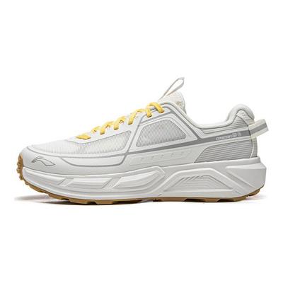 Li Ning Outdoor CF Trail 2 Lightweight Comfortable Shock Absorption Support Breathable Low Top Hiking Shoes Unisex Hiking Shoes Cloud-White AHTW007-10