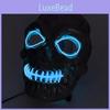 Premium Ansiktsmask Med Led-ljus Perfekt För Halloween Dansfest Cosplay Dekoration