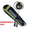 Professional Badminton Set 2Pcs Beginner Exercises Durable Alloy Badminton Racket Teenager Training