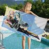 M-Miku Luka Microfiber Beach Towel Absorbent Quick Dry Soft Yoga Swimming Resort Mountain Climbing Towel
