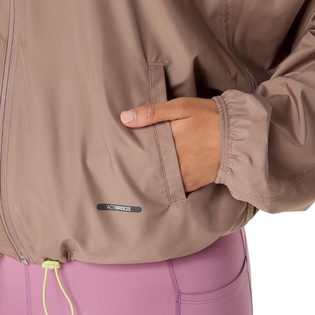 Training Wear NAGINO ACTIBREEZE Jacket 2032D146 020 XL [Asics] Women's Women's (Taupe Gray)