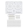 Dream Catcher Silicone Mold DIY Resin Craft Mold Dreamcatcher Making Mold for DIY Resin Dreamcatcher Key Chain Earrings Necklace Charm
