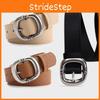 Pattern Leather Leopard Belt With Electroplated Buckle For Casual Women