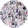 10/30/63pcs Fashion Y2K Domi Girl Stickers Cool Aesthetic Sticker Decoration Notebook Skateboard Phone Cartoon Decals Decoration