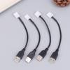 5/10Pcs USB Cable Connector To 2pin 8mm/10mm Free Welding LED Strip Connector LED Ribbon Strip Light Adaptor