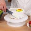 6 Pieces Best 11 Inch Cake Turntable Cake Stand with 2 Frosting Angled Spatulas 3 Frosting Spatulas Baking Accessories Tools
