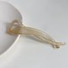 Korean Style Frosted Large Banana Hair Claw Clip for Elegant Updos