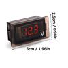 Double Ranges 12V 24V Digital Voltages Meter With High Brightness LED Display For Automotive Truck Marine Applications