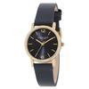[Grand Jour] Leather Belt Watch, 3 ATM, Navy