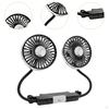 Car Cooling Fan for Back Seat Backseat Accessories Low Noise Summer USB Powered
