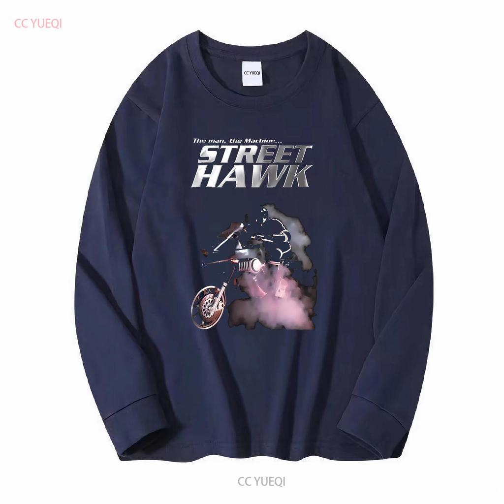 Street Hawk Movie Men's Black T shirt Size S 5XL vintage Washed fashion Stylish Casual Soft Unisex Comfortable streetwear