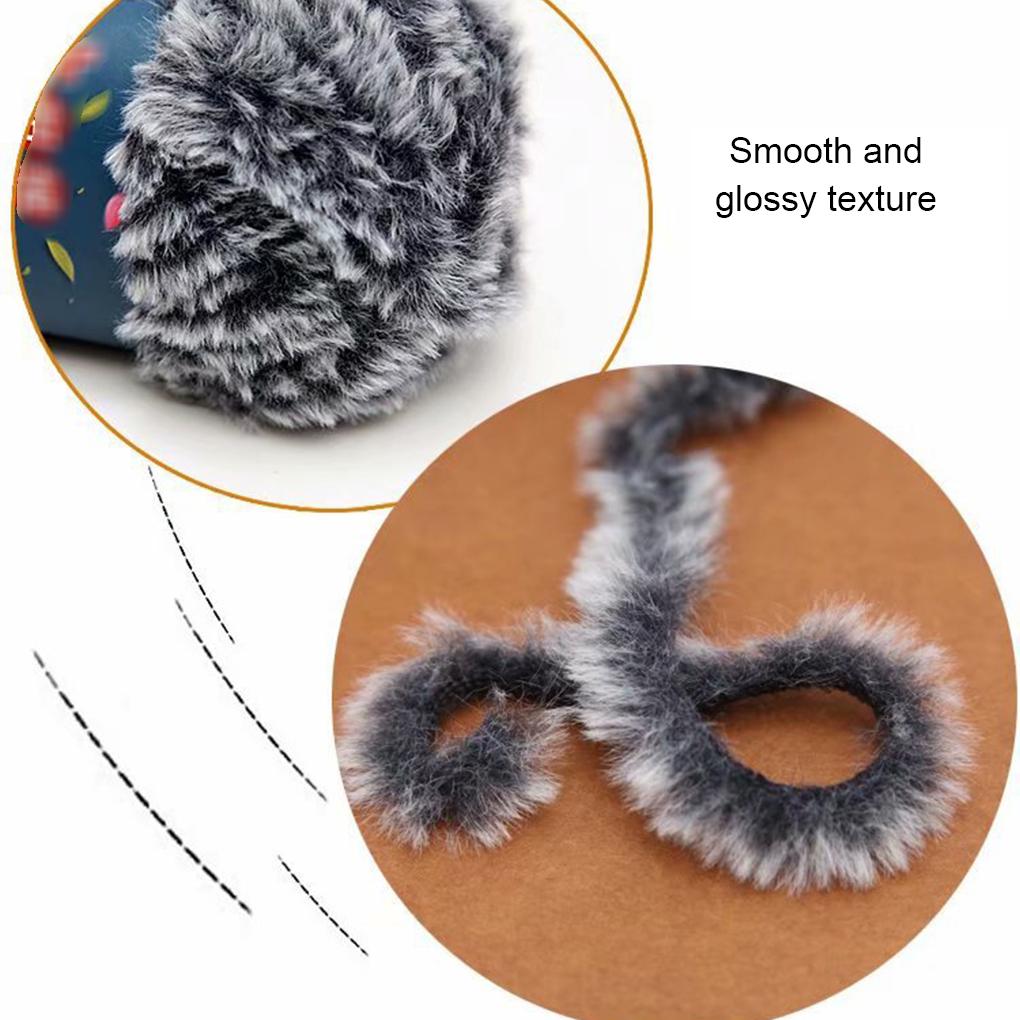 Knit Yarn Fur Ball Sewing Supplies DIY Prop Colorful Softness Wool Sew Tool Clothing Multipurpose Hat Knitting Tools