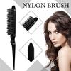 3Pcs/1set Hair Styling Comb Set Teasing Hair Brush Rat Tail Comb Edge Brush For Edge Back Brushing Combing Slicking Hair