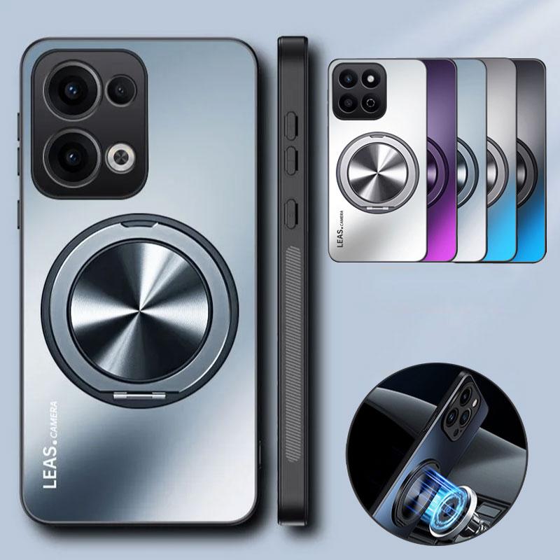 Magnetické pouzdro pro Motorola Moto G05 G15 G45 G75 G55 G35 G14 G54 G24 G85 Edge 50 Fusion Ultra Matné Nárazuvzdorné Pouzdro se Stojanem