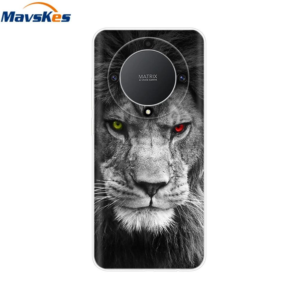 Soft Case For Honor Magic6 Lite TPU Silicone Phone Case For Honor X9b X9a Magic 5 6 Lite 5G Protective Shell Back Cover Fundas