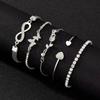 New European and American high-end design tulips8Butterfly bracelet5Accessory set