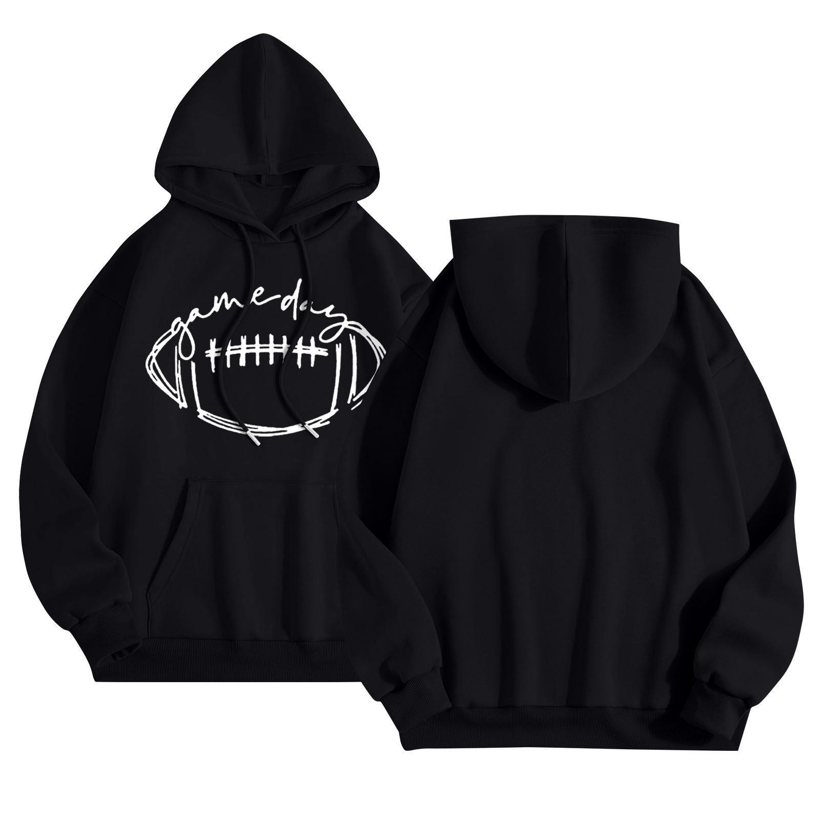 

Женская мода, повседневные универсальные повседневные толстовки, топы с длинными рукавами, толстовки S чёрный