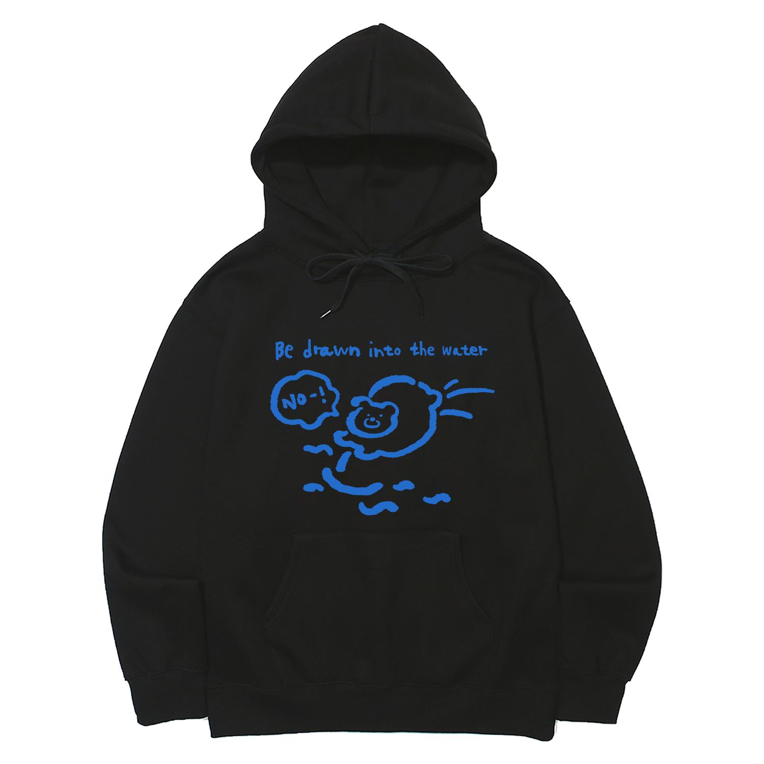 Awesome Us Bear Into The Water Hoodie_3 Color Gray/L