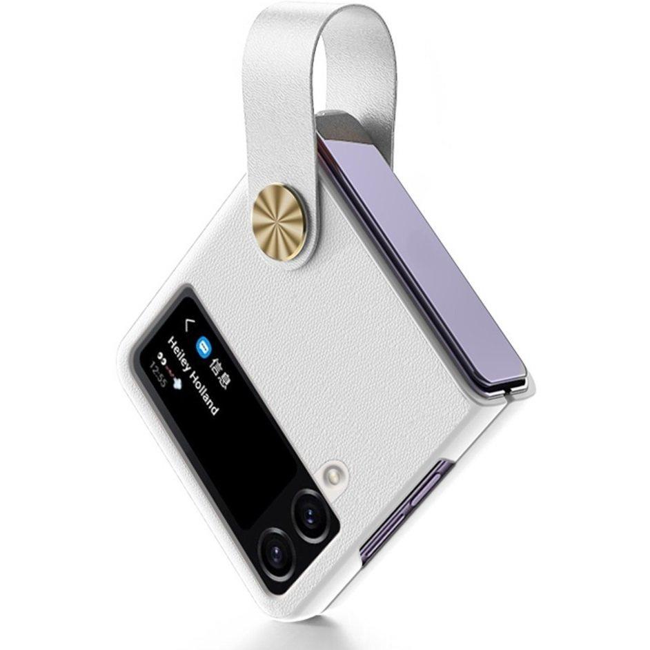 GKK Holder Case for Samsung Galaxy Z Flip 4 5G, White