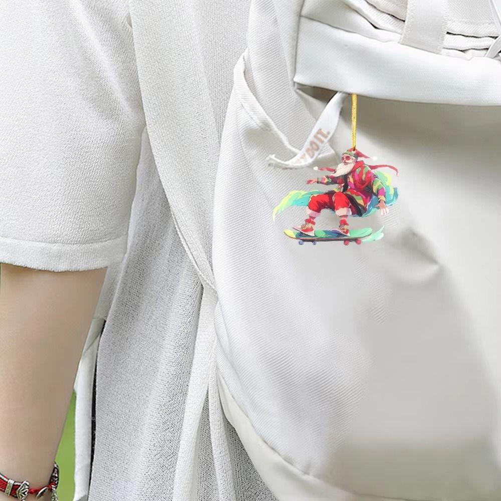 Reindeer Santa Claus Hanging Pendant Snowman Car Haning Pendants  Holiday Party