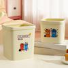 Cartoon Desktop Trash Can Cute Small Waste Bin Funny Tabletop Wastebasket Mini Trash Bin for Home Office Desk Vanity Table