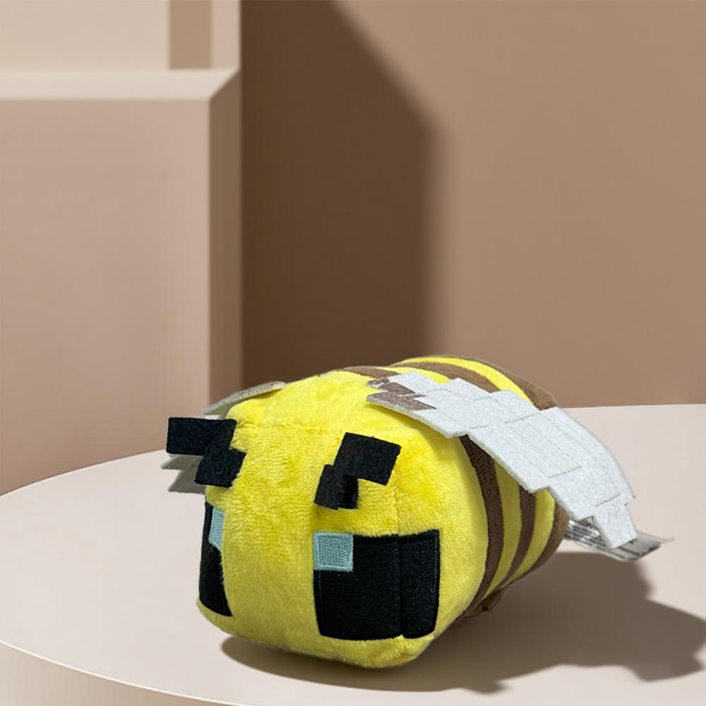 20cm MC Little Bee Plush Toys Game MC Baby Bee Plush Soft Stuffed Animals Toys Doll for Children Kids Gifts