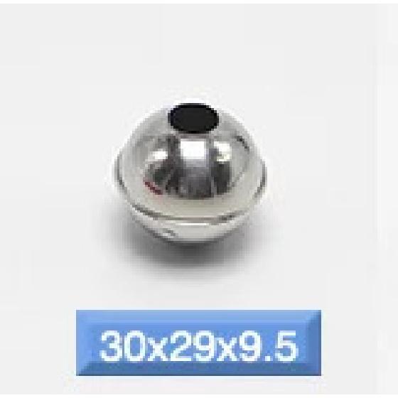 10pcs 304 Magnetic Stainless Steel Float Ball Switch Accessories 52x52x15mm Water Level Detection for Industrial Use