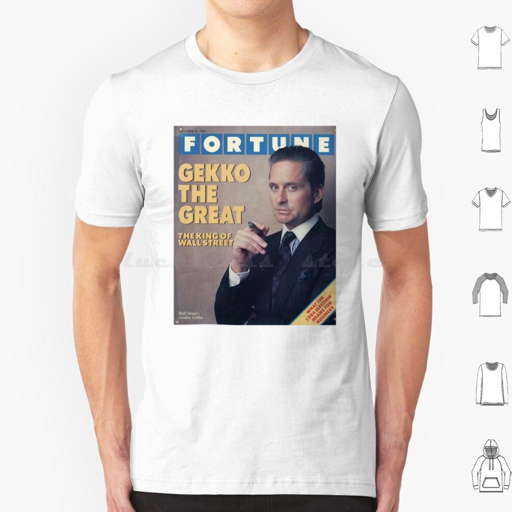 Gordon Gekko Fortune Magazine T Shirt Big Size 100 Cotton Gordon Gekko Gekko Fortune Wall Street Michael Douglas Finance