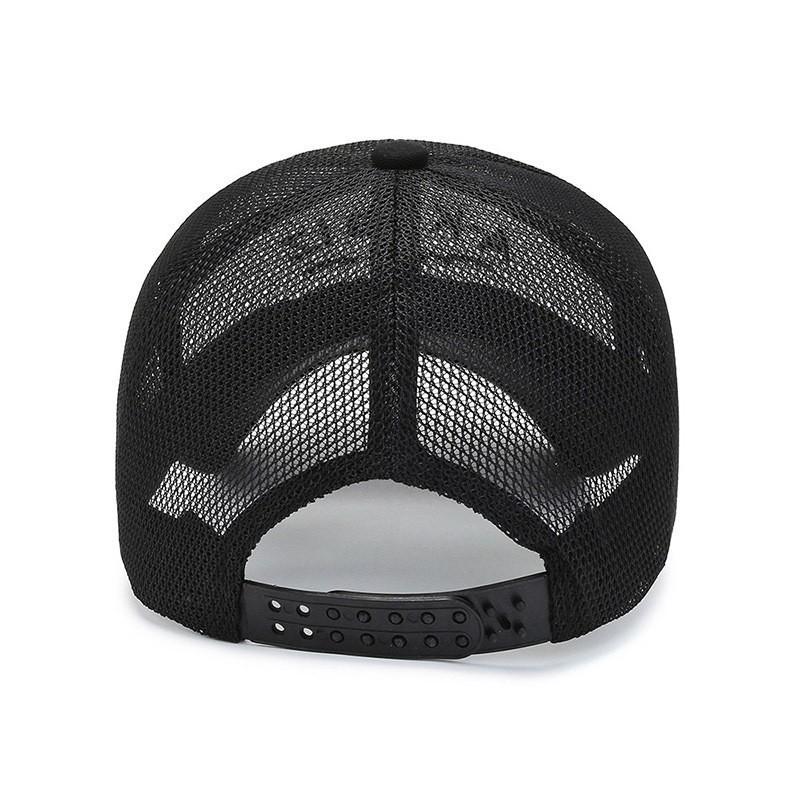 Letter Embroidered Mesh Breathable Baseball Cap Unisex Summer Meshes Peaked Cap Outdoor Leisure Sun Protection Mesh Sun Hat