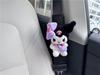 Kuromi Seat Belt Cover and Seat Belt Cushion Set for Protects Shoulders and Easy Character Design 2-Piece Cars, Neck, Soft, Installation, Cute,