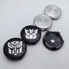 4pcs Optimus Prime & Megatron Decepticons Logo Emblem Car Wheel Center Caps 60MM 56MM Wheels Hub Cap Rim Hubcaps Cover Replace