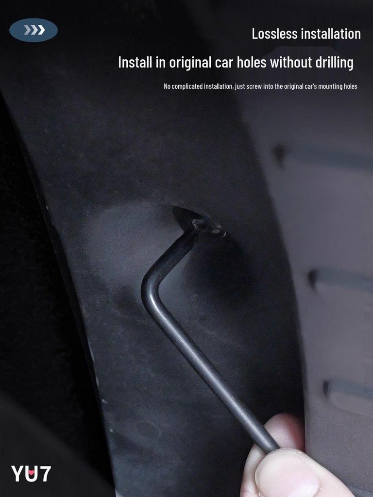 Xiaomi YU7 Rear Fender Liner: No-Drill, Widened, 4-Door Leather Accessory.