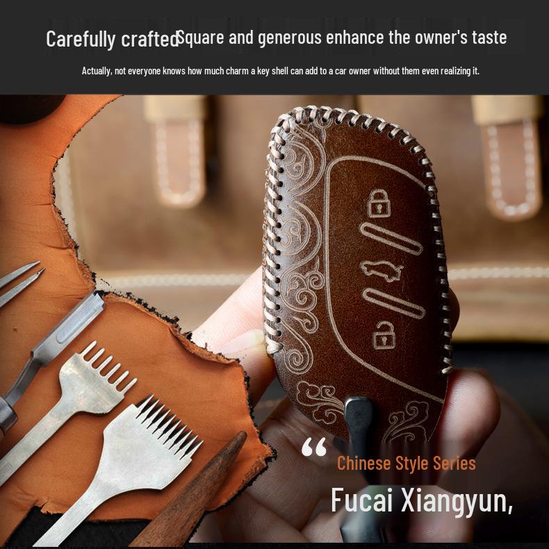 MG 5/6 Roewe Navigator GT Key Protection Cowhide Case - 3rd Gen ZS