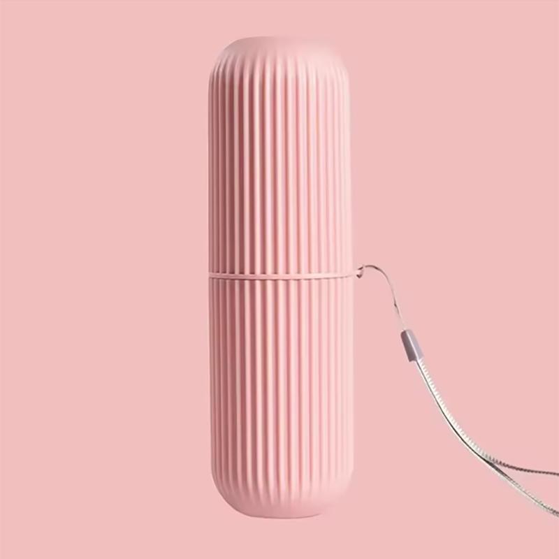 1pc Portable Toothbrush Cup Bathroom Toothpaste Holder Storage Case Box Organizer Travel Toiletries Storage Cup New Creative
