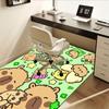 1pc Capybara,Cartoon Characters,Playful Scene Office Carpet Soft Polyester Non slip Machine Washable