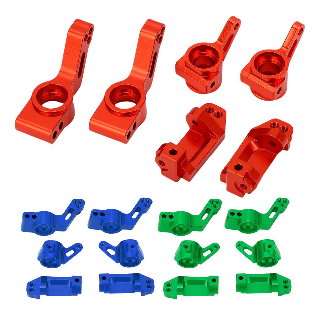 RC Car Front Steering Cup Front C Seat Rear Axle Seat Kit Fit for Traxxas Slash 2WD Aluminum Alloy R