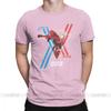 Darling 002 Darling In The Franxx Zero Two T Shirt For Man Short Sleeved Tee Cotton