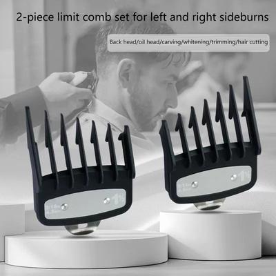 2Pcs Professional Hair Clipper Limit Comb Guide Limit Comb Trimmer Guards Attachment Universal Haircut Tool