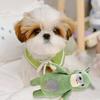 Duck Squeaky Dog Toy Animal Shape Plush Puppy Teeth Grinding Toy Emotional Comfort Soft Dental Cleaning Toy
