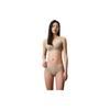 Calvin Klein Fitted Triangle Solid Seamless Sexy Underwear Women underwear Moss-Gray QF6357AD-1