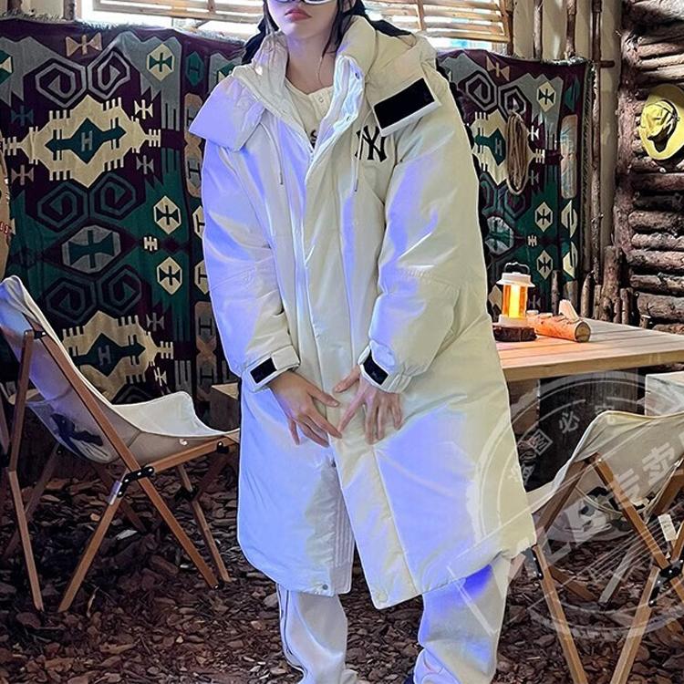 New MLB New York Yankees Down Jackets Unisex White 3ADJB1426-50CRS-1