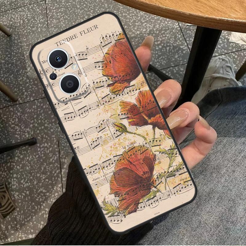 Sheet Music For OPPO Reno 10 11 12 13 14 Pro 7 8 Lite 8T 11F 12F 13F 14F OPPO Find X8 X9 X5 X6 Pro Case