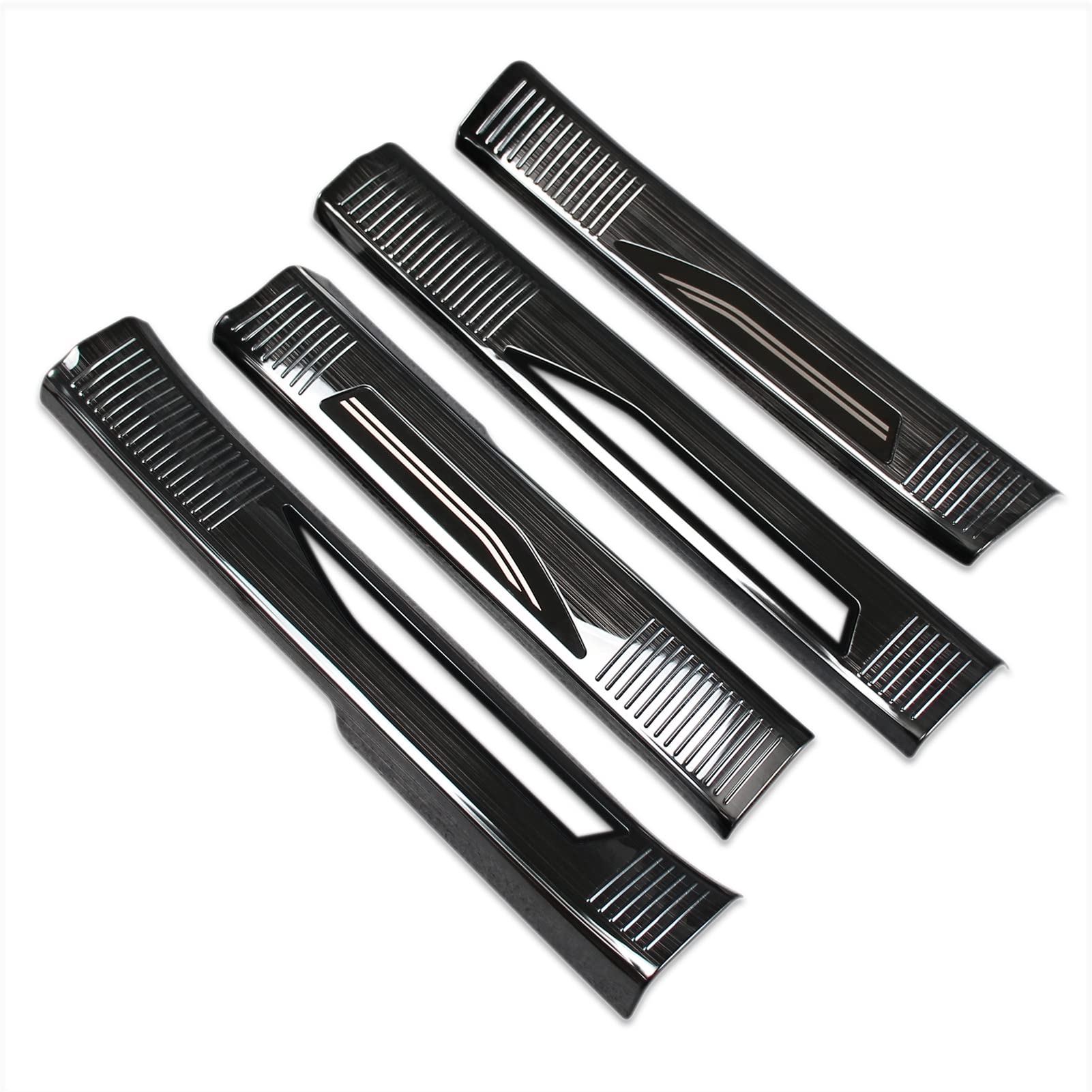 

RUIQ Lexus New RX 350 500h 10 Серия Ноябрь 2022 г. и далее Эксклюзивная Внутренняя Отделка Подножки из Нержавеющей Стали Накладки на Пороги Внутренние Стороны Дизайн чёрный